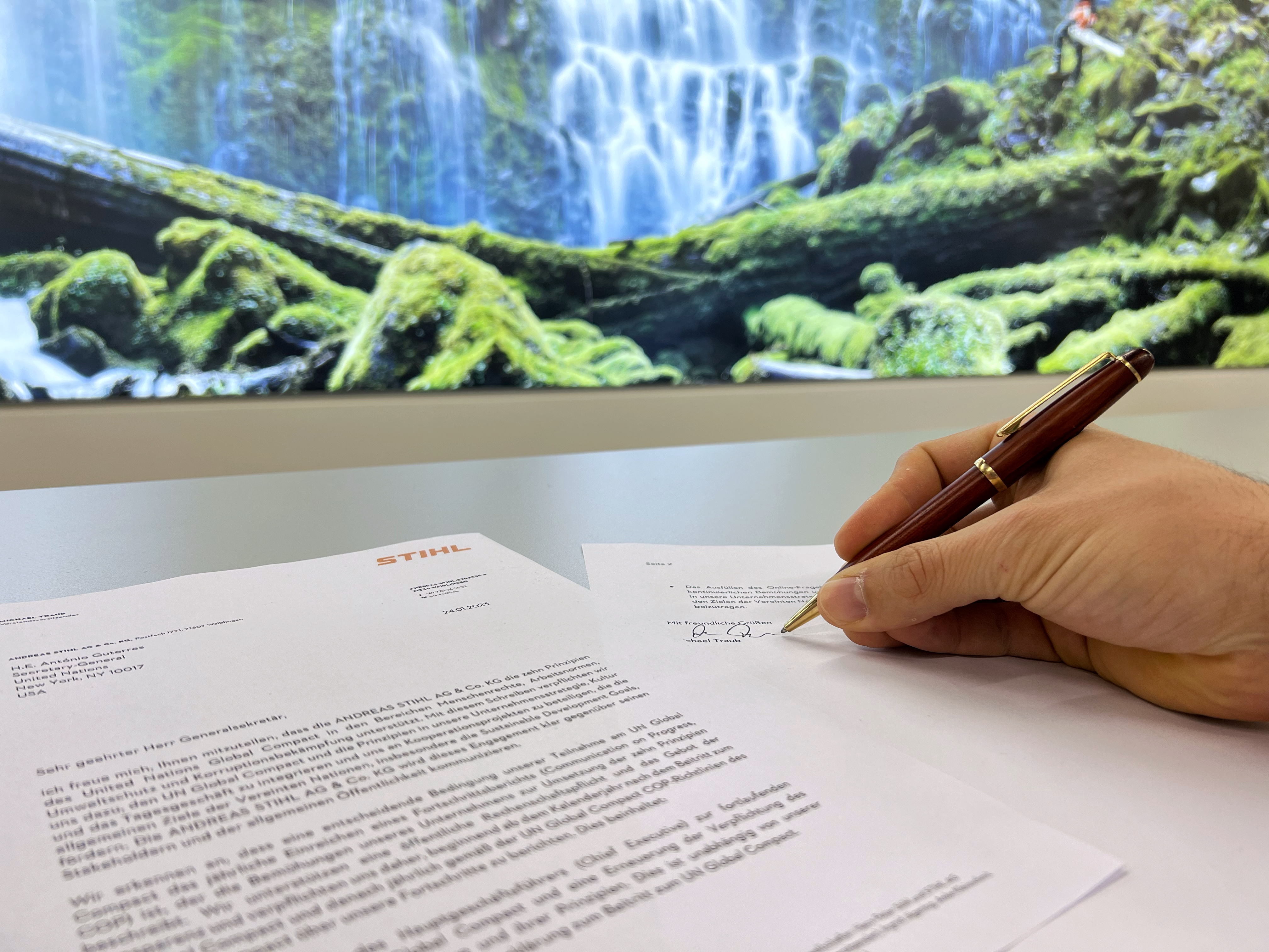 STIHL 加入联合国全球契约组织 